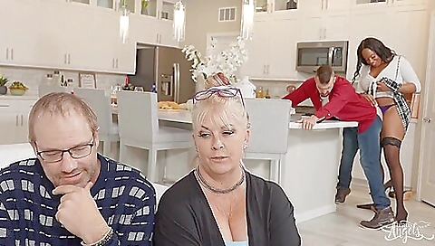 Brunette chick with a big ass and big tits is fucked