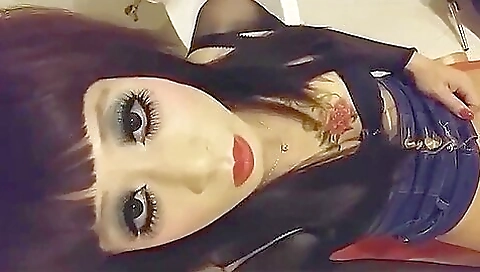 Busty brunette gets her tight pussy drilled in a foot fetish