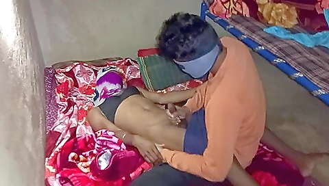 Teenage girl in black and a black dick in the doggy position