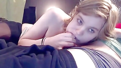 Busty brunette is in her kitchen having sex with the boy